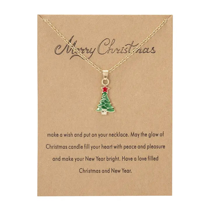 Christmas Tree Necklace