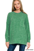 .Brushed Hacci Sweater
