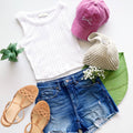 Sleeveless layering Tank Top