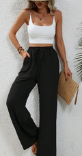 Women's High Waisted Wide Leg Pant