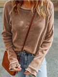 Textured long Sleeve Top