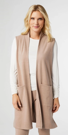 Weekend Brushed Pocket Vest