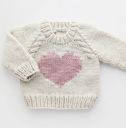 Girls Sweetheart Sweater