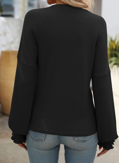 Black Long Sleeve Top