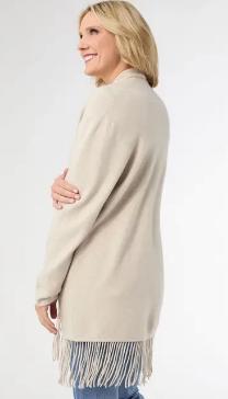 Heavenly-Luxe Cardigan with Fringe