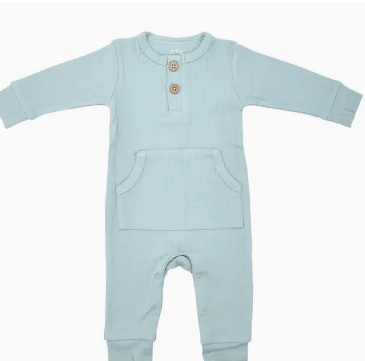 Ribbed Playsuit with pockets