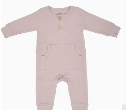 Ribbed Playsuit with pockets