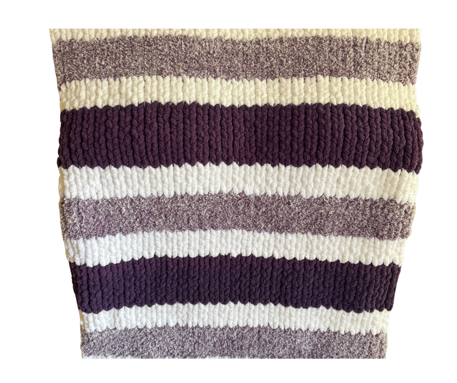 Frosted Purple Throw