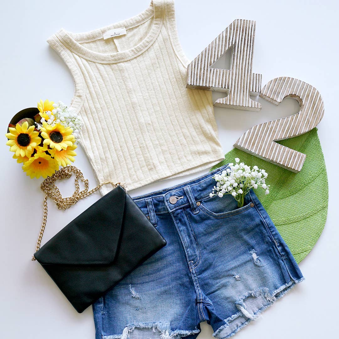 Sleeveless layering Tank Top