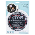 No Kissing Car Seat and Stroller Tag