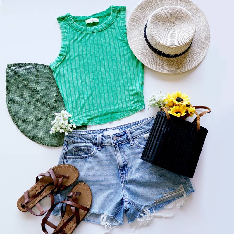 Sleeveless layering Tank Top