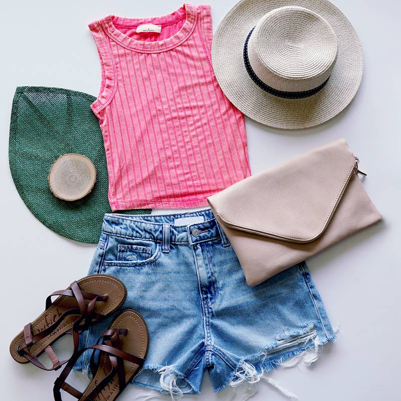 Sleeveless layering Tank Top